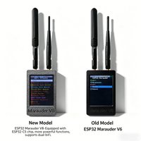 New ESP32-C5 Marauder V8 Device 2.8 Inch Touch Display Dual Band WiFi Bluetooth GPS Support 2.4G & 5G Signal Wireless Tool