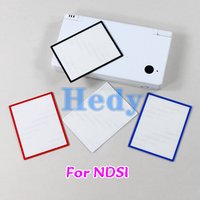1PCS Top Upper Lens LCD Screen Mirror Plastic Cover For DSI NDSi Front LCD Screen Frame Mirror Replacement