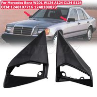 2Pcs Exterior Wing Mirror Rubber Seals L+R LHD A1248100879 A1248107716 For Mercedes W201 W124 A124 C124 S124 Side Mirror Seals