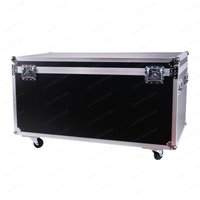 Wheeled Aluminum ATA Flight Case - Custom Transport Box with Pull Handle for Equipment & Gear