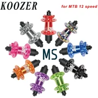 Koozer XM490pro MS 28H 32H 36 Holes Rear MTB Bicycle Hub 5x135 10x135 QR 12x142 THRU Micro Spline 12 Speed CRMO Axle Bike Part