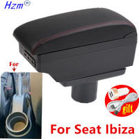 For Seat Ibiza Armrest box For Ibiza 6j Ibiza 6L 2010-2019 Armrest Box central Storage box Dedicated Retrofit Car accessories