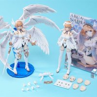 Feathery Six-Winged Little Angel Dual Body Units Acrylic Bonus Edition Interchangeable Faces Assembly Model Action Figure Model