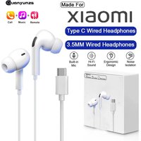 For Xiaomi Original Headphones Xiaomi mi 14 13 12 in-ear Earphones Redmi Note 10 9 Type C 3.5mm Wired Headset Phone Accessories