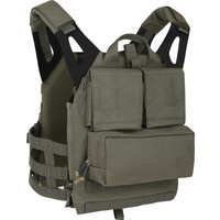 KRYDEX Tactical Vest JPC2.0 Lightweight Armor with MOLLE Front Flap Panel Backpack Quick Release Jumper Plate Carrier