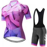 LIV women's cycling sportswear set summer road cycling short top road cycling shorts quick drying cycling jersey cycling bib