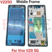 Middle Frame For Vivo V29 5G V2250 LCD Front Frame Housing Bezel With Side Button Repair Parts