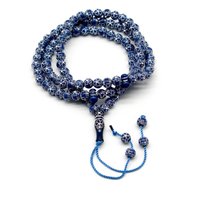 99 Beads 8mm Acrylic Tasbih, Muslim Prayer Beads for Daily Worship & Ramadan Gift, Islamic Rosary Bracelet