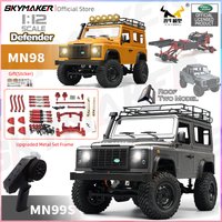 Nowy MN99s MN98 1:12 MN Model RTR Wersja RC Car 2.4G 4WD RC Rock Crawler Defender Samochód zdalnie sterowany 1/12 RC Ciężarówka Samochody Zabawki