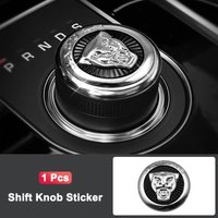 Center Console Gearshift Knob Decorative Stickers Cover Interior Modification Accessory For Jaugar XF XE XJL XJ F-PACE Keychain