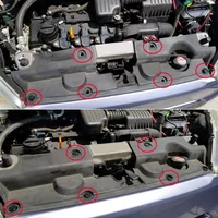 Fitment For Honda CR V 2002 2006 With Grille Boot Hood Bumper Side Skirt Panel Trim Engine Bay Shield Cowl Clip