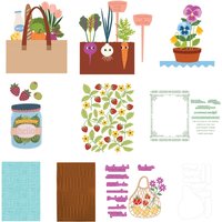Berries Packed Weave Metal Cutting Dies Clear Stamps Stencil Hot Foil For DIYGreeting Card Scrapbook Embossing April 2026 New