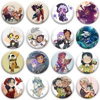 T-The Owl House Badges Niche Design Brooch for Backpack Lapel Pins Creative Accessories