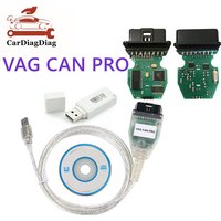 VCP VAG Can Pro 5.5.1 with Dongle OBD2 for Audi Car Diagnostic Cable VCP Scanner Support Bus UDS K Line