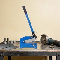 Cisailles manuelles pour tôles 200 mm, coupe-tôles en acier, levier manuel, coupe les barres rondes, lame tranchante, tiges de 0,4 pouce, construction robuste, nettoyage simple, pour la fabrication de