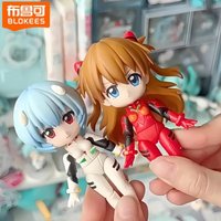 New Original Blokees Serendipity Q Evangelion DaaLaMode Series Figures Blind Box Anime Peripheral Collection Ornament Gifts Toy