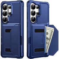 For Samsung S26 Ultra S25 S24 FE S23 S22 S21 Plus A57 A37 A17 A56 A36 A16 A55 A35 Wallet Case with Card Holder Slot Phone Cover