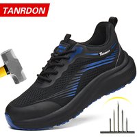 Safety Shoes, Anti-Smashing and Anti-Puncture Work Shoes, Insulated Shoes, Lightweight and Fashionable Protective Boots