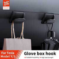 YZ For New Tesla Model 3/Y/YL Highland Juniper Glove box Car Hooks ABS Storage Holder Tesla Model 3 Car Dedicated Accessories