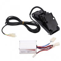 AliExpress Keenso 12V 250W Aluminum Alloy Brushed Speed Controller Accelerator Foot Pedal Set for Electric Bike Tricycles Motorcycles