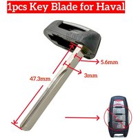 1pcs 47mm Car Smart Key Blade Remote Emergency Blank Keyless Fob Blade Door Key for Great Wall HAVAL Jolion Dargo Remote