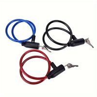AliExpress NONE 1pc Random Color Cycling 8 X 640mm Cable Anti-Theft Bike Bicycle Scooter Safety Lock With 2 Key