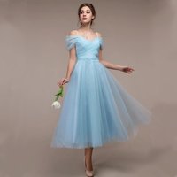 Fashion New Spring Summer Elegant Women V-Neck Backless Dress Lady Wedding Clothing A-Line Mesh Long Skirt Girl Party Gift Dr1