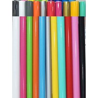 AliExpress TXDSONG 50cm*600cm Glossy White Silver Black Vinyl Wrap Film RED BLUE Car Wrapping Film Foil Bubble Free For Car Bike Phone Console Skin