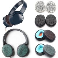 Professional Ear Pads for Skullcandy Riff Wireless Headphone Replacement Earphone Cushion Leather Sponge Earmuffs Earbuds Cover