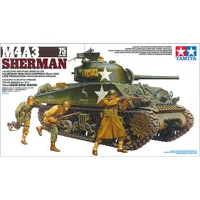 TAMIYA Military Assembly Model Kit 35250 US M4A3 Sherman Tank 1/35 Assemble