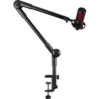 Three-Section Microphone Boom Stand, 3/ 8inch Standard Interfaces, Stable and Heavy-Duty, 30Cm+38Cm Extended Arm, Desktop Clamp-On Installation, Equipped with Shockproof Mount, Professional Choice for