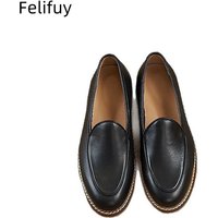 British Style Men Cow Suede Leather Loafers Classic Outdoor Walking Shoes Fashion Genuine Leather Slip-on Flats Soft Man Loafers