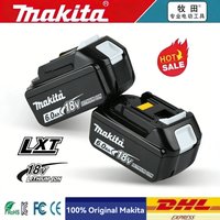 Makita 18V 6.0Ah Original Rechargeable Lithium-Ion Battery BL1860 BL1850 BL1860B for Angle Grinder Drill Driver Cordless Tools