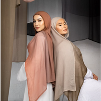Ramadan Gradient Rayon Modal Hijab Scarf for Muslim Women Ombre Premium Headscarf Shawl Wraps Soft Fashion Turban Head Wraps