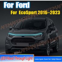 Scan Starting Led Car Hood Light Strip Decorative Lamp Flexible DRL For Ford EcoSport Daytime Running Lights Headlight Strips