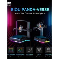 BIGTREETECH PANDA-VERSE KNOMI UI Status Visualization Smart Motor Cooling Web UI DIY CMYK Lithophane For Bambu Lab A1 A1 MINI