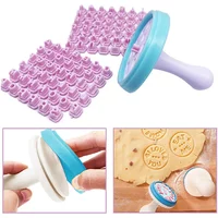 Number Letters Cookie Stamp Fondant Embossing Mold Cake Decorating Tools DIY Alphabet Symbols Biscuits Cutter Pastry Accessories