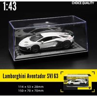 CCA MSZ 1:36 ~ 1:47 Lamborghini Aventador SVJ 63 Maserati Land Rover garde BMW Benz modèle de voiture avec casque boîte acrylique voiture en alliage