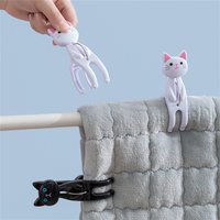 2pcs Beach Chair Clips Windproof Non Slip Clamps Plastic Clothes Pegs Home Storage ganization Beach Towel Clamps
