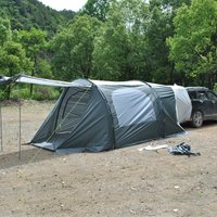 Upgraded SUV Car Rear Tent with Awning Tarp and Include One Pair of Support Poles 5-8persons Outdoor Camping Tourist Equipment