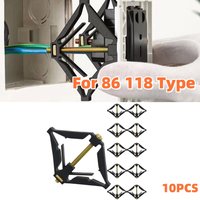 10Pcs Switch Socket Bottom Box Repair Screw Broken Old Mounting Box Fast Recovery Cassette Screws Support Rod For 86 118 Type