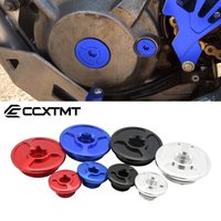 Motorcycle CNC Engine Timing Oli Filter Plugs Screw Bolts Set For Honda XR650L CRF1000L CRF250R CRF250L CRF450R CRF450X CRF230F