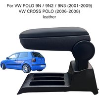 Armrest For VW POLO 9N / 9N2 / 9N3 2001-2009 Leather Custom Fit Center Console Storage Box Vehicle Accessories Comfortable