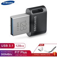 100%Samsung USB 3.1 Metal 400MB/S Flash Drive Pendrive 256GB 128GB 512GB 64GB Mini Gift Memoria Stick Fit Plus High speed office