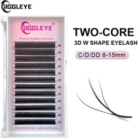 Neue 3D W Wimpern Form Bloom Vorgefertigte Fächer Falsche Wimpernverlängerungen Zubehör Nagaraku Natürliches Weiches Licht Cosplay Make-Up Wimpern