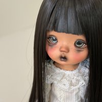 gaoshun 1/6 dada with Creepy Cute Gothic faceup for Dark Aesthetic Lovers Doll Collectible Gift niche special present