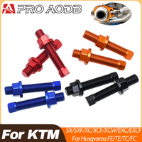 Motorcycle Rear Axle Blocks Chain Adjuster Bolt M10 For KTM EXC XC XCF XCW SX SXF EXCF 125 150 250 300 350 Endouro 2004 2023