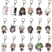 Acrylic Q Version Character Keychain for Monomi Izuru Kamukura Chiaki Nanami Nagito Komaeda Anime Decoration Collection