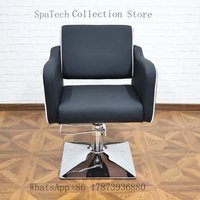 Hydraulic Barber Chair 360° Rotatable Professional Hair Salon Styling Chair Height Adjustable Heavy Duty Beauty Salon Furniture