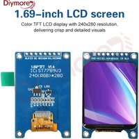 1.69 Inch TFT LCD Screen ST7789 Small Screen 240x280 Display Lcd Rounded Screen Spi Color Screen Blue Board Module ST7789V3